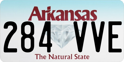 AR license plate 284VVE