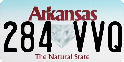 AR license plate 284VVQ