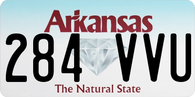 AR license plate 284VVU