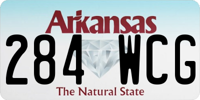 AR license plate 284WCG