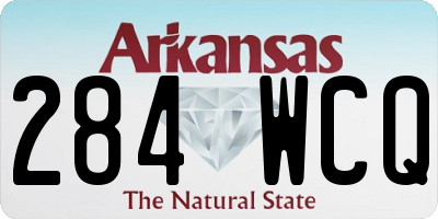 AR license plate 284WCQ