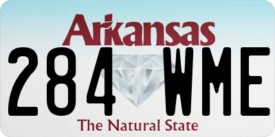AR license plate 284WME
