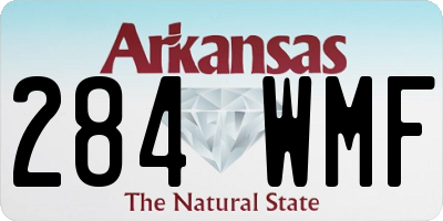 AR license plate 284WMF