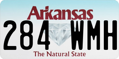 AR license plate 284WMH