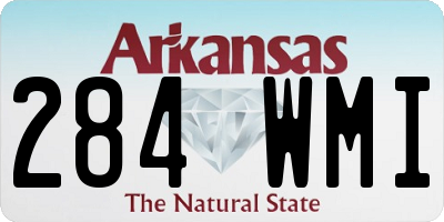 AR license plate 284WMI