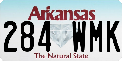AR license plate 284WMK