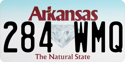 AR license plate 284WMQ