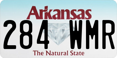 AR license plate 284WMR