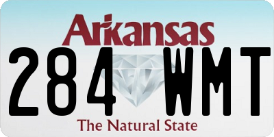 AR license plate 284WMT