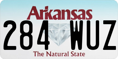 AR license plate 284WUZ