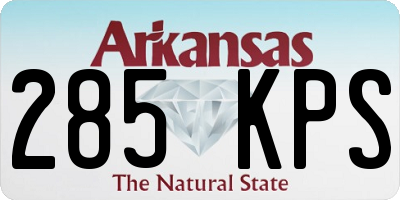 AR license plate 285KPS