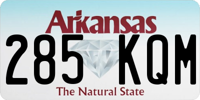 AR license plate 285KQM