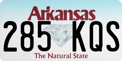 AR license plate 285KQS