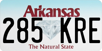 AR license plate 285KRE