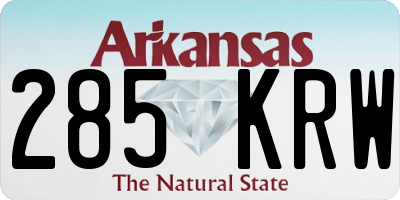 AR license plate 285KRW