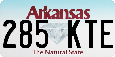 AR license plate 285KTE