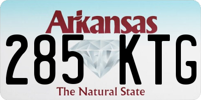 AR license plate 285KTG