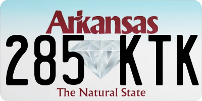 AR license plate 285KTK