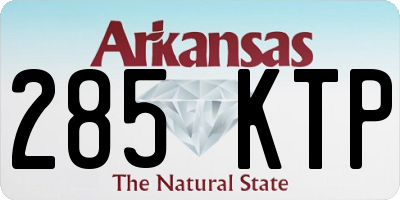 AR license plate 285KTP