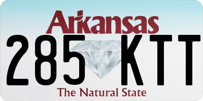 AR license plate 285KTT