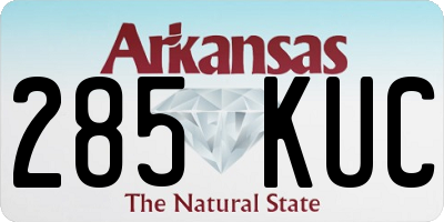 AR license plate 285KUC