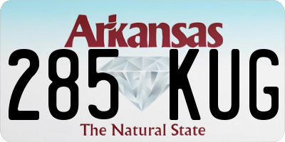 AR license plate 285KUG