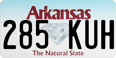 AR license plate 285KUH