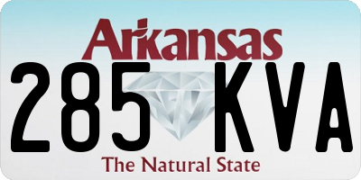 AR license plate 285KVA