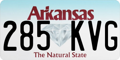 AR license plate 285KVG