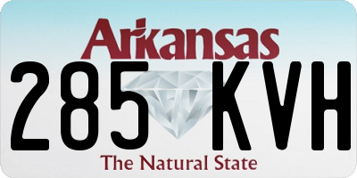 AR license plate 285KVH