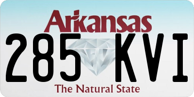AR license plate 285KVI