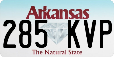 AR license plate 285KVP