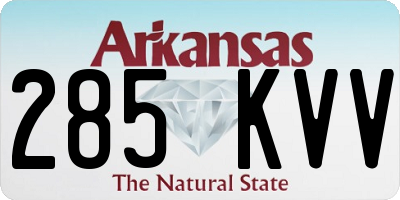 AR license plate 285KVV