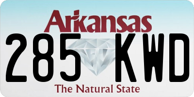 AR license plate 285KWD