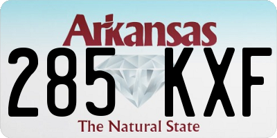 AR license plate 285KXF