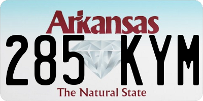 AR license plate 285KYM