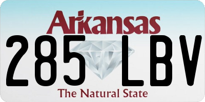 AR license plate 285LBV