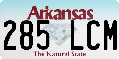 AR license plate 285LCM