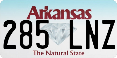 AR license plate 285LNZ