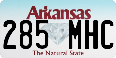 AR license plate 285MHC