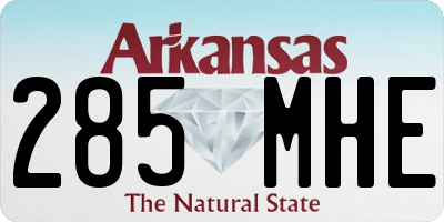 AR license plate 285MHE