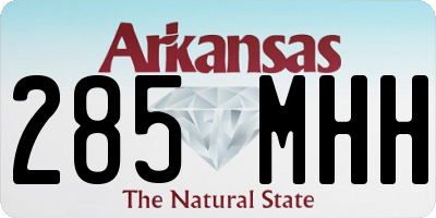 AR license plate 285MHH