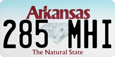 AR license plate 285MHI