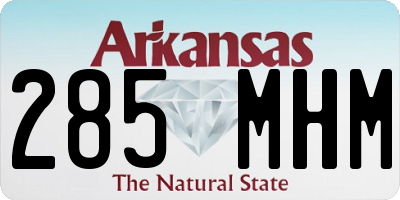 AR license plate 285MHM