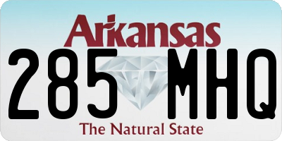 AR license plate 285MHQ