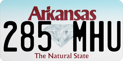 AR license plate 285MHU