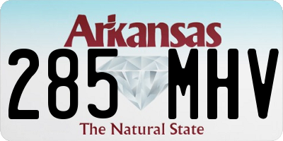 AR license plate 285MHV