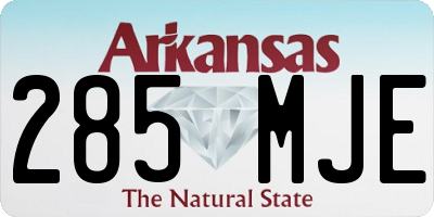 AR license plate 285MJE