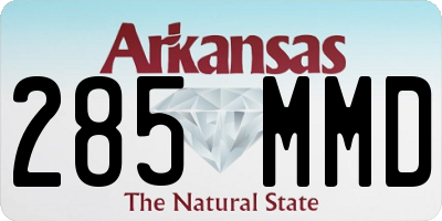 AR license plate 285MMD
