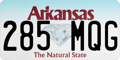 AR license plate 285MQG